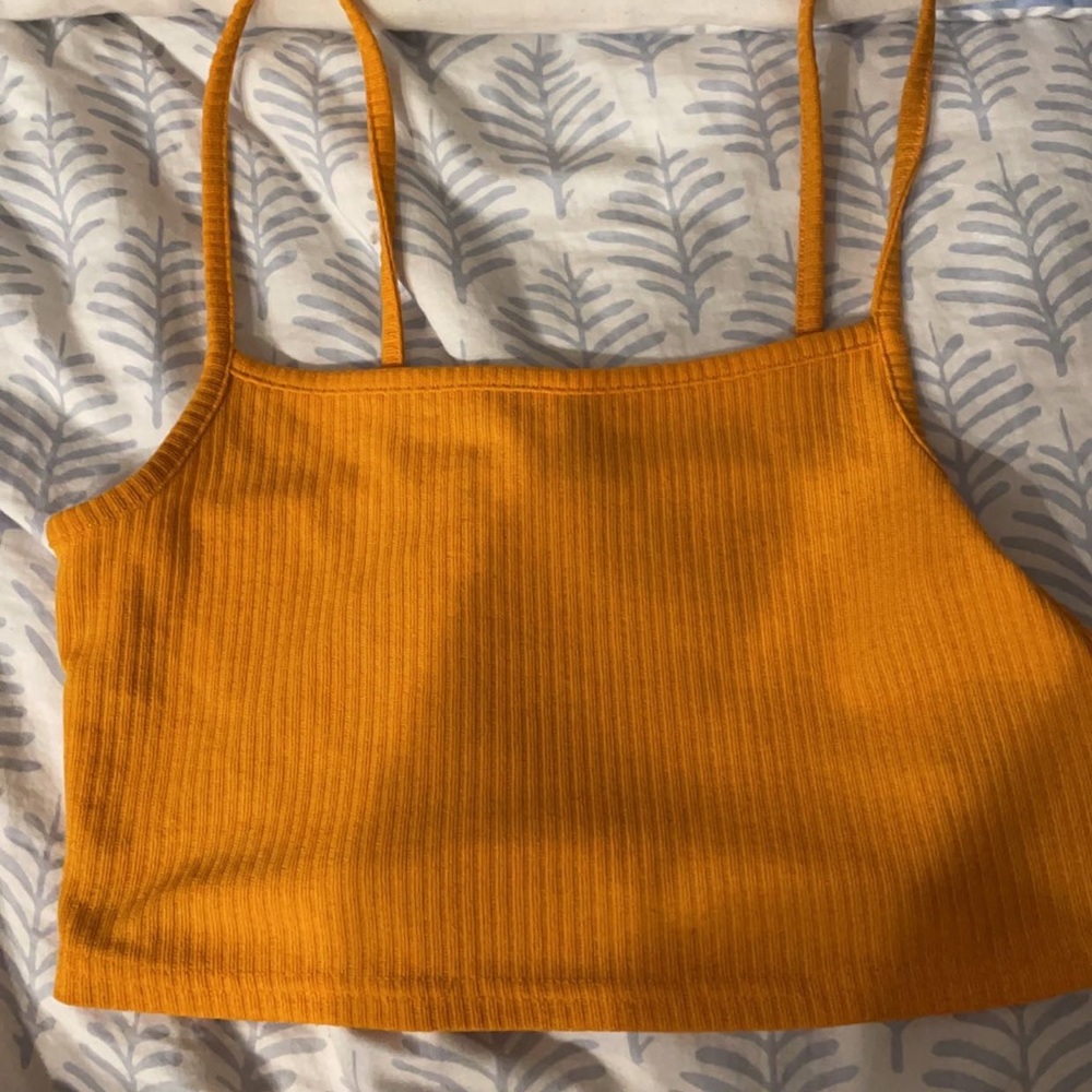 Pacsun orange crop top